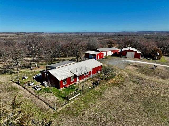 27.93 Acres of Land with Home for Sale in Oktaha, Oklahoma