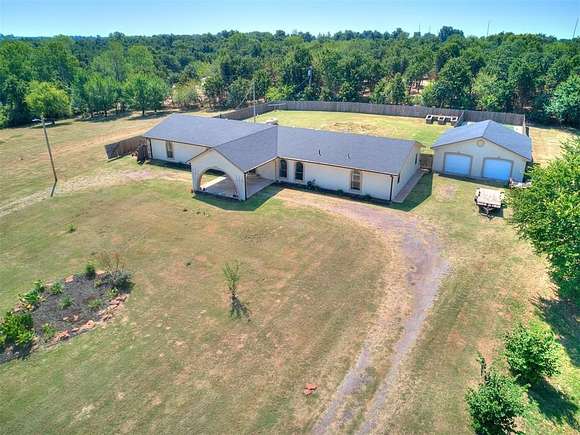 5.01 Acres of Land with Home for Sale in Jones, Oklahoma