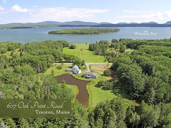 90.33 Acres of Recreational Land with Home for Sale in Trenton, Maine