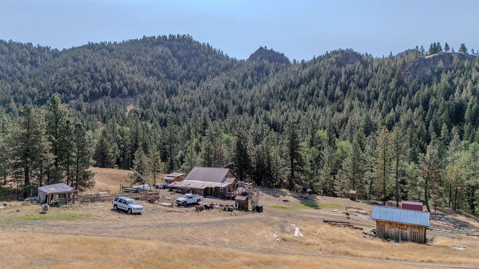 20.82 Acres of Recreational Land with Home for Sale in Cascade, Montana