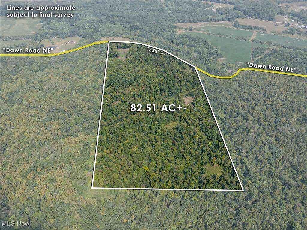 82.51 Acres of Recreational Land with Home for Auction in Mineral City, Ohio