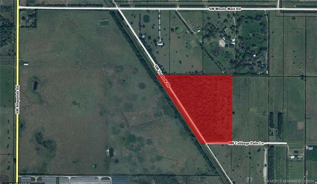 31.98 Acres of Agricultural Land for Sale in Indiantown, Florida