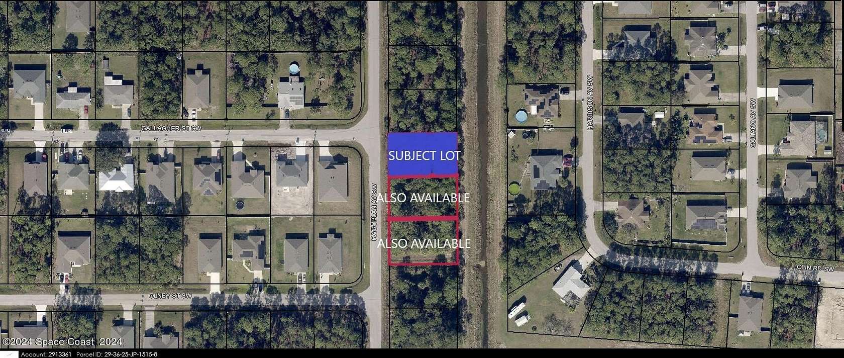 0.23 Acres of Residential Land for Sale in Palm Bay, Florida