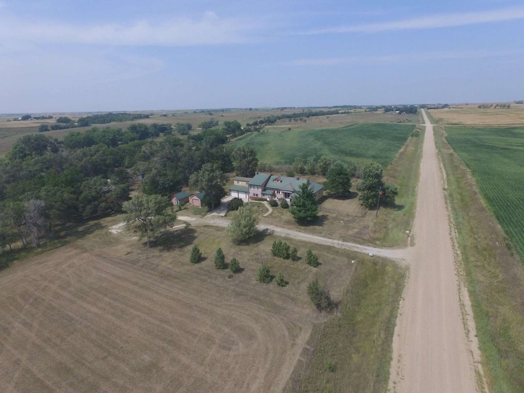 18.6 Acres of Recreational Land with Home for Sale in Webber, Kansas