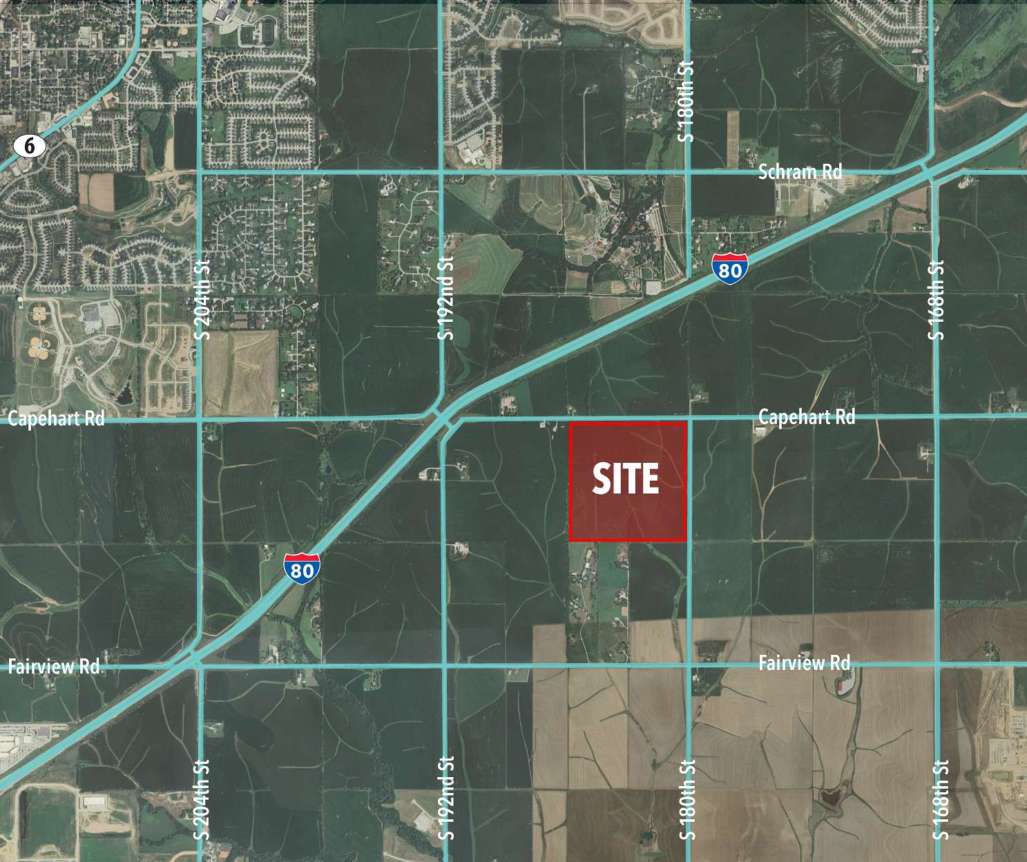 157.65 Acres of Agricultural Land for Sale in Gretna, Nebraska