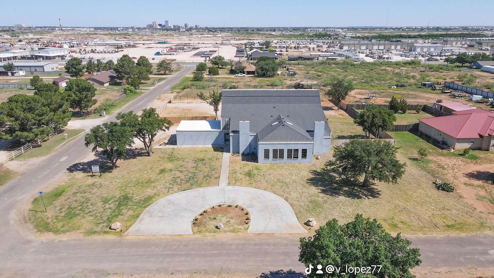 1.6 Acres of Residential Land with Home for Sale in Midland, Texas