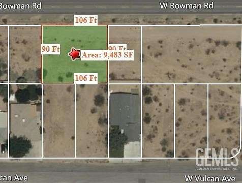 0.21 Acres of Residential Land for Sale in Ridgecrest, California