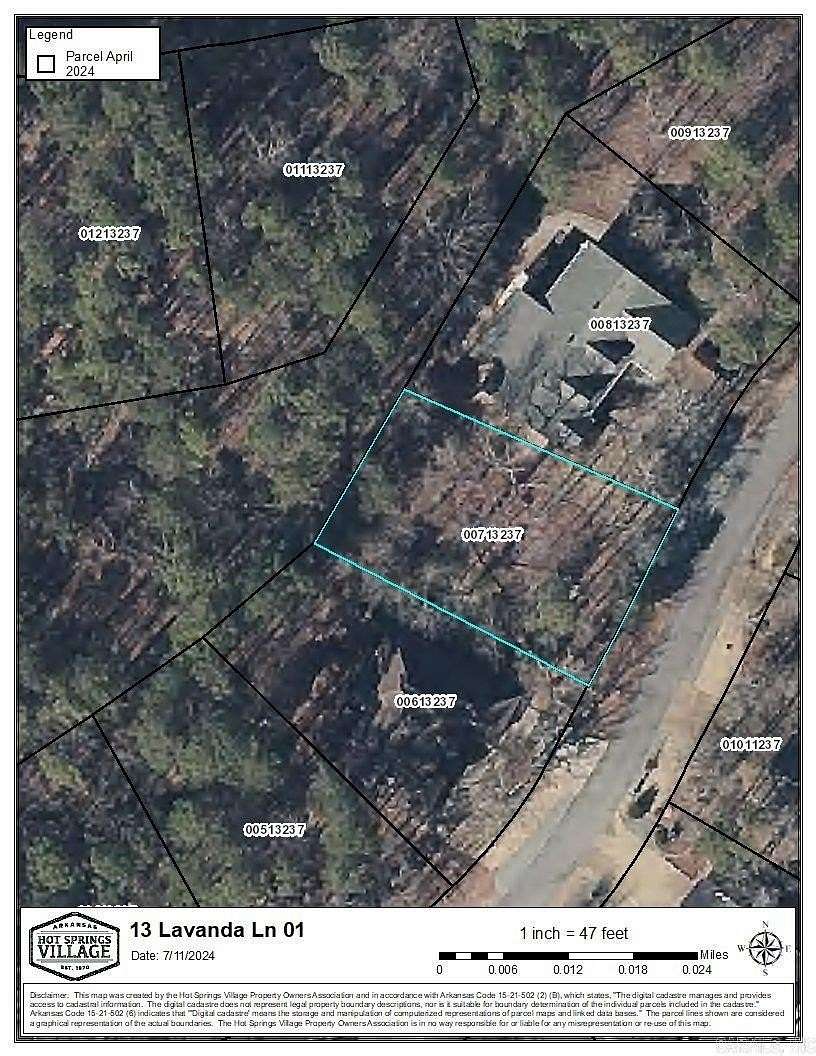 0.23 Acres of Residential Land for Sale in Hot Springs Village, Arkansas