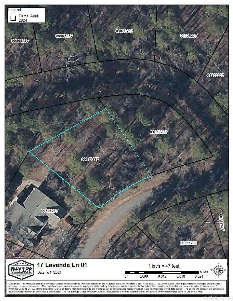 0.27 Acres of Residential Land for Sale in Hot Springs Village, Arkansas