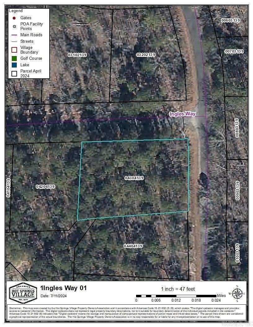 0.3 Acres of Residential Land for Sale in Hot Springs Village, Arkansas