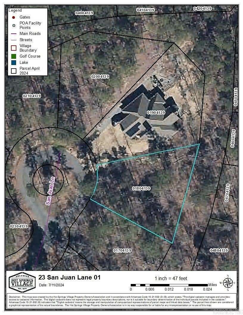 0.27 Acres of Residential Land for Sale in Hot Springs Village, Arkansas