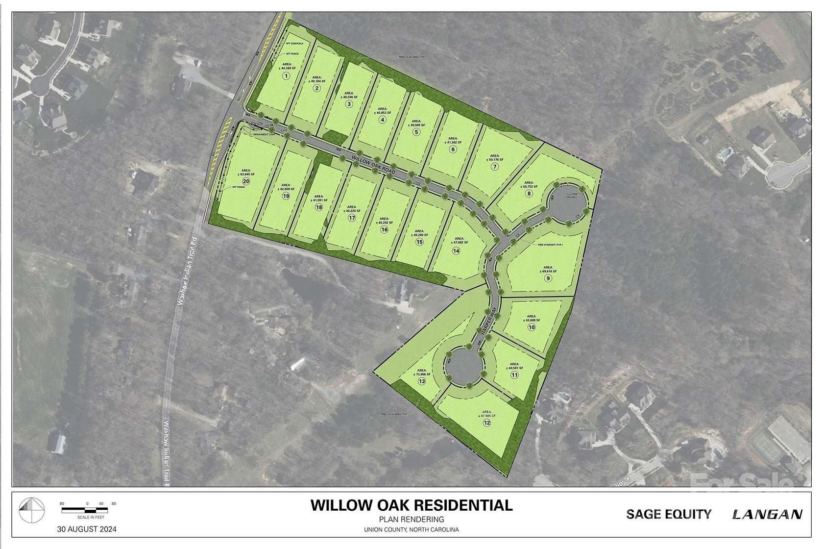 25.098 Acres of Land for Sale in Matthews, North Carolina