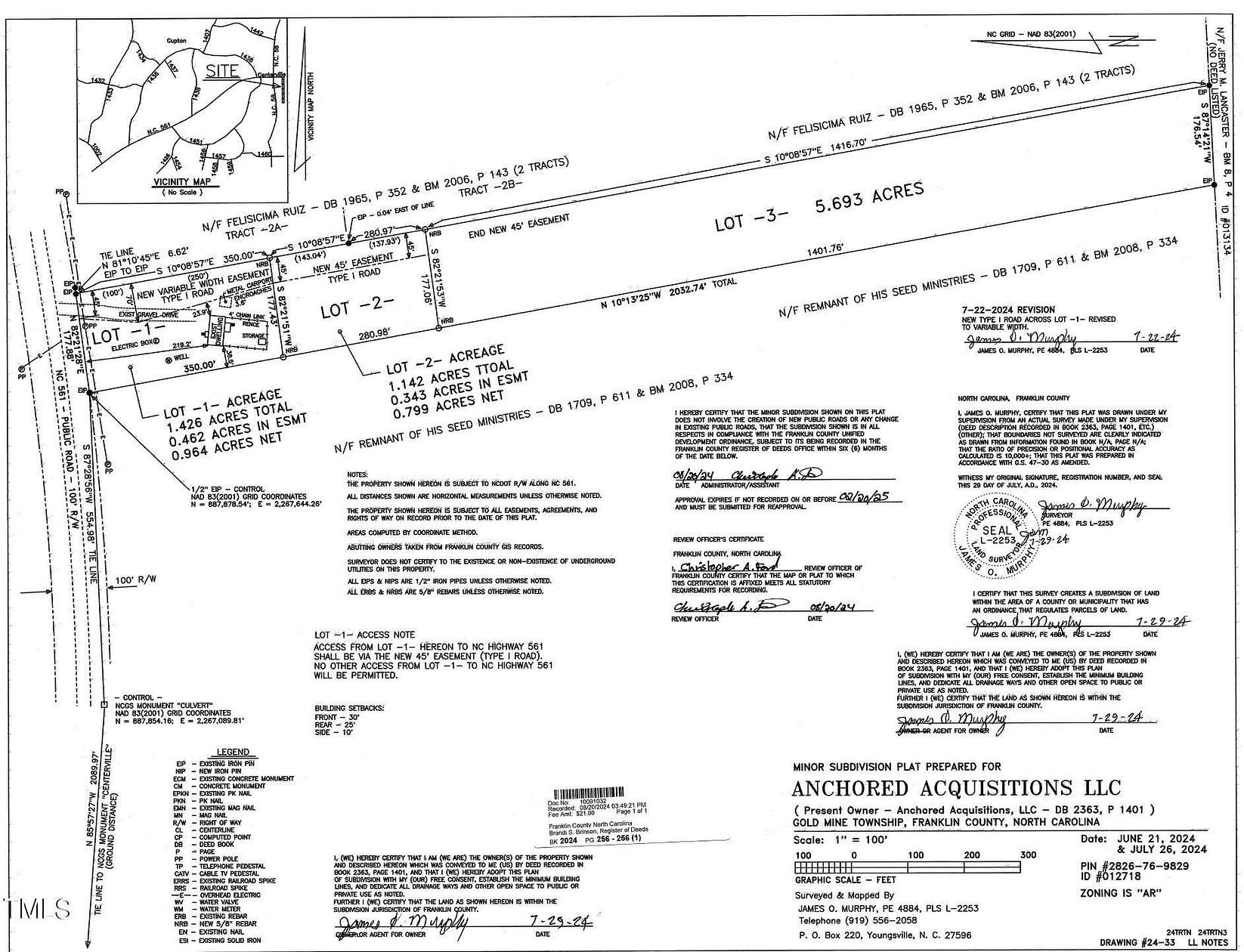 0.8 Acres of Land for Sale in Louisburg, North Carolina