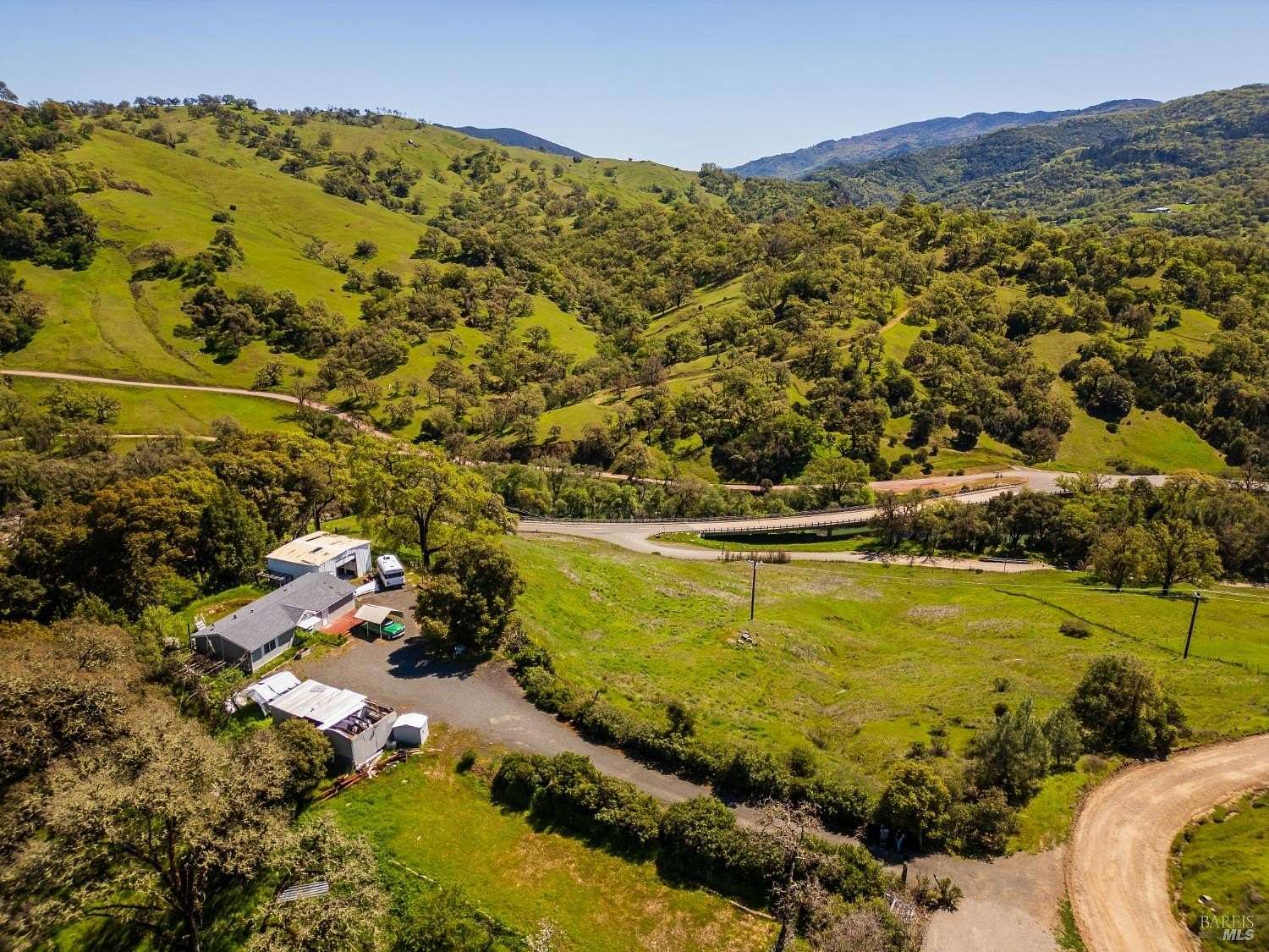 20 Acres of Agricultural Land with Home for Sale in Potter Valley, California