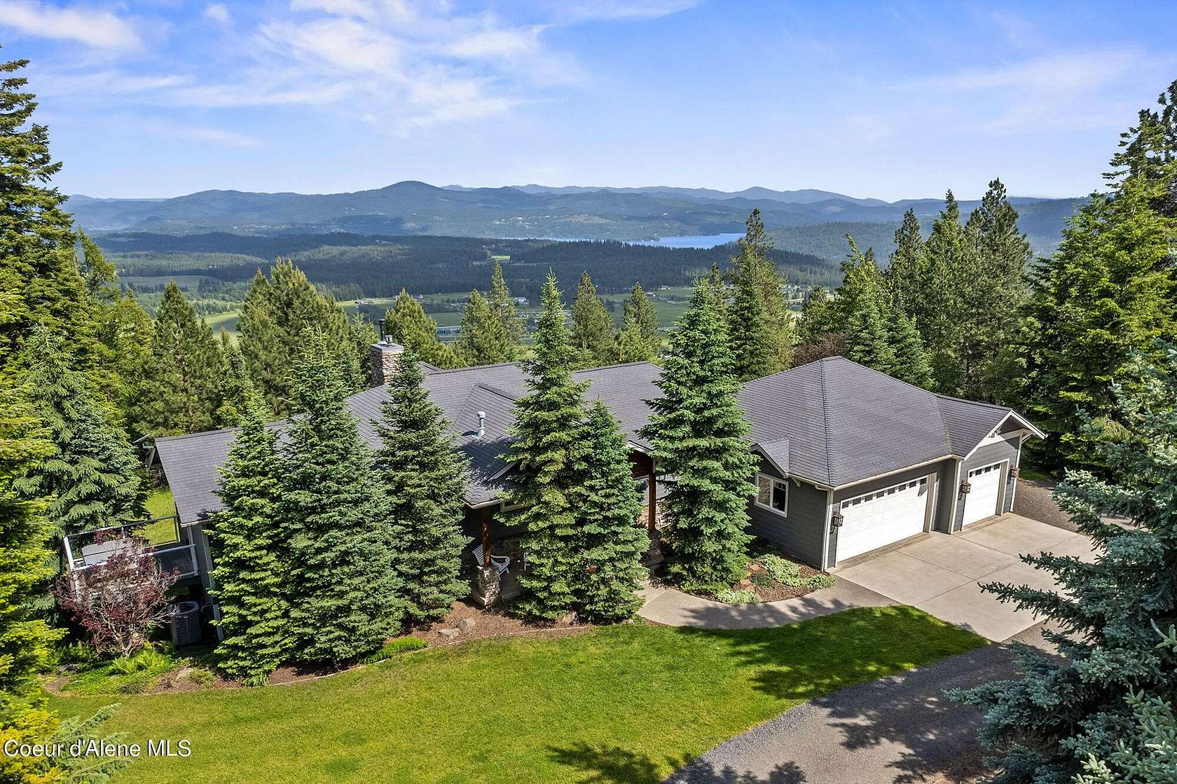 10 Acres of Residential Land with Home for Sale in Coeur d'Alene, Idaho