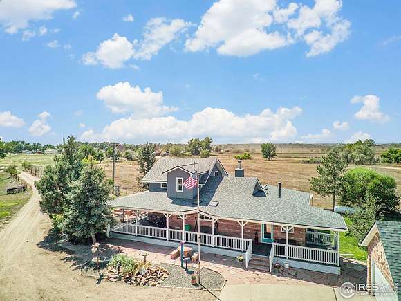 8.03 Acres of Land with Home for Sale in Greeley, Colorado