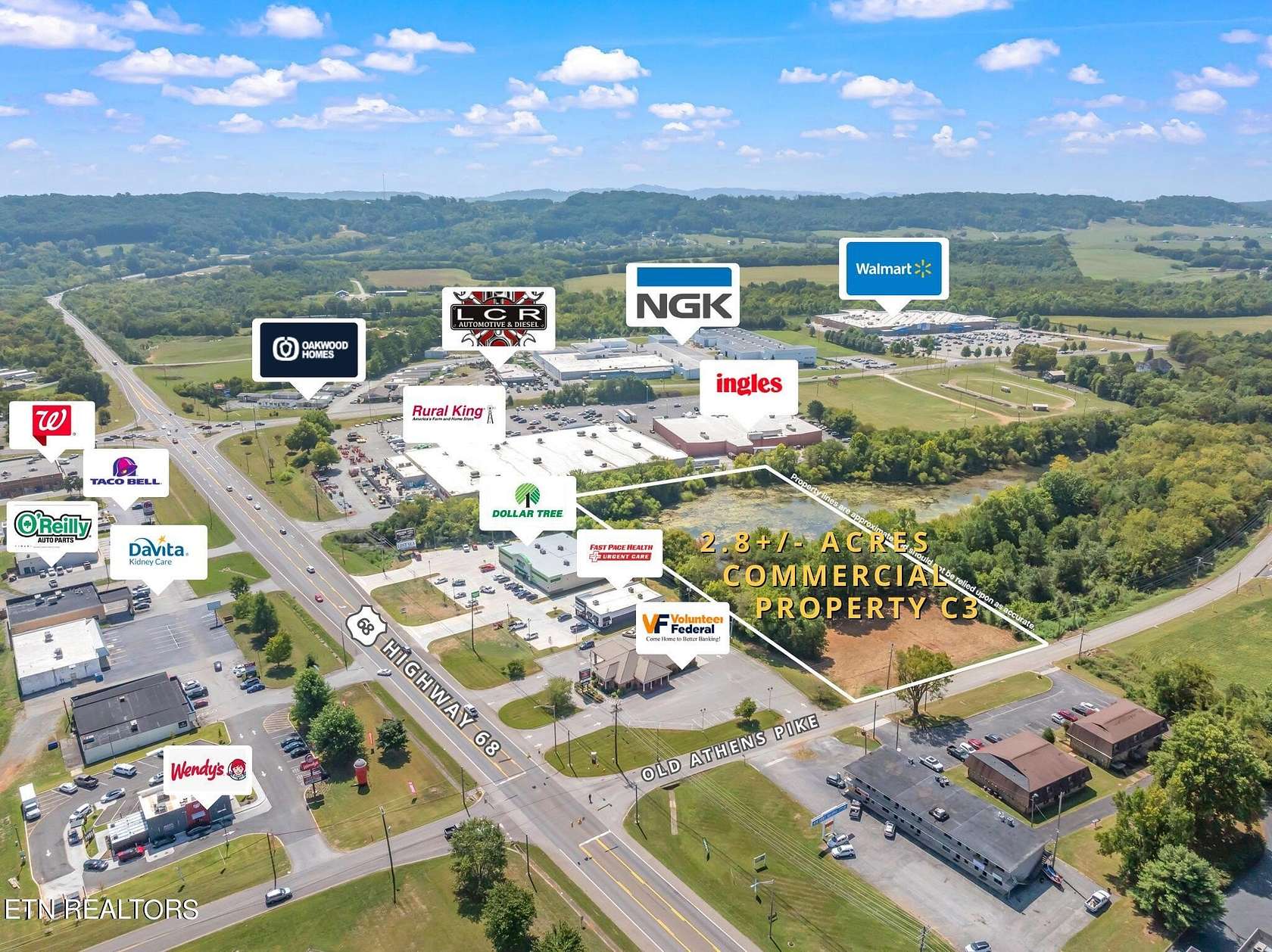 2.8 Acres of Commercial Land for Sale in Sweetwater, Tennessee