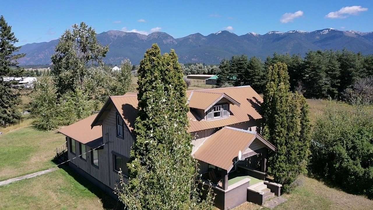 6.75 Acres of Residential Land with Home for Sale in Kalispell, Montana