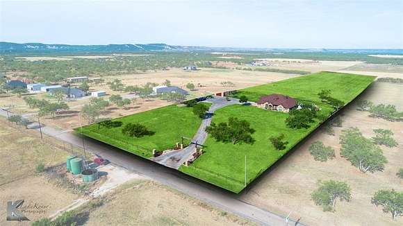 11.19 Acres of Land with Home for Sale in Abilene, Texas