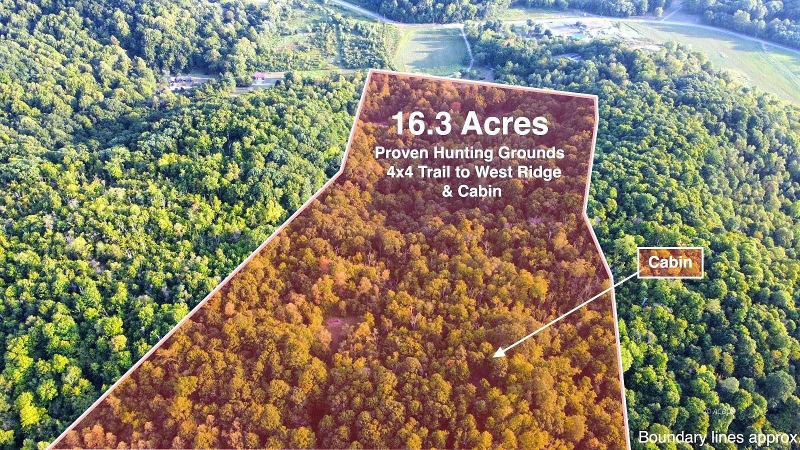 16.3 Acres of Recreational Land for Sale in Cheshire, Ohio