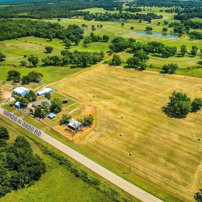 215 Acres of Land with Home for Sale in Paden, Oklahoma