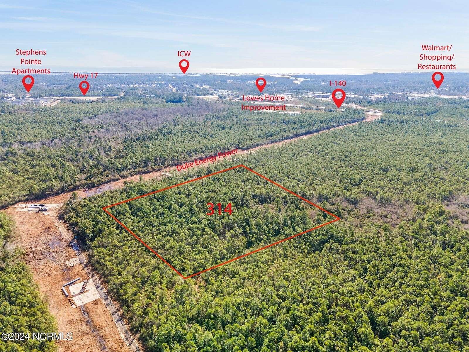 5.6 Acres of Residential Land for Sale in Wilmington, North Carolina