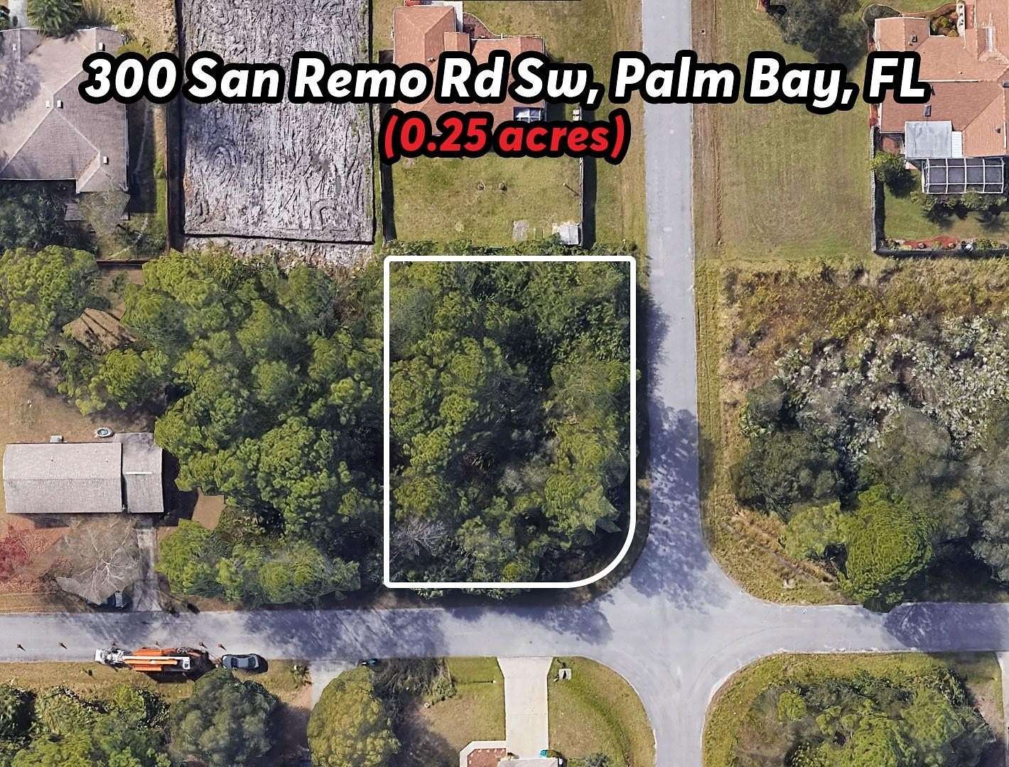 0.26 Acres of Residential Land for Sale in Palm Bay, Florida