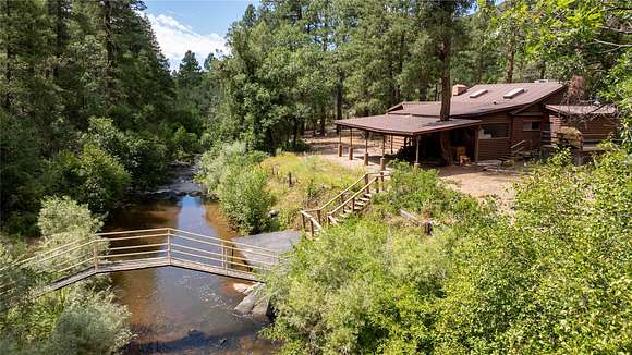 13.78 Acres of Land with Home for Sale in Jemez Springs, New Mexico