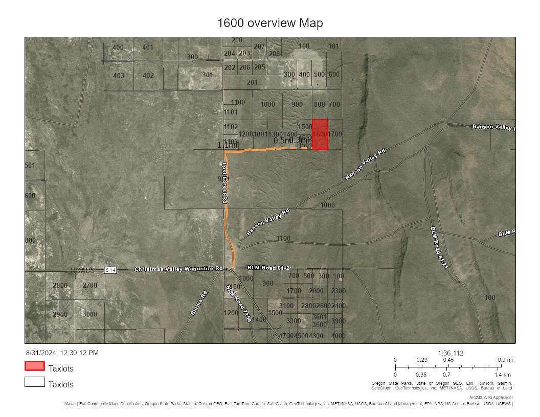 20 Acres of Land for Sale in Christmas Valley, Oregon