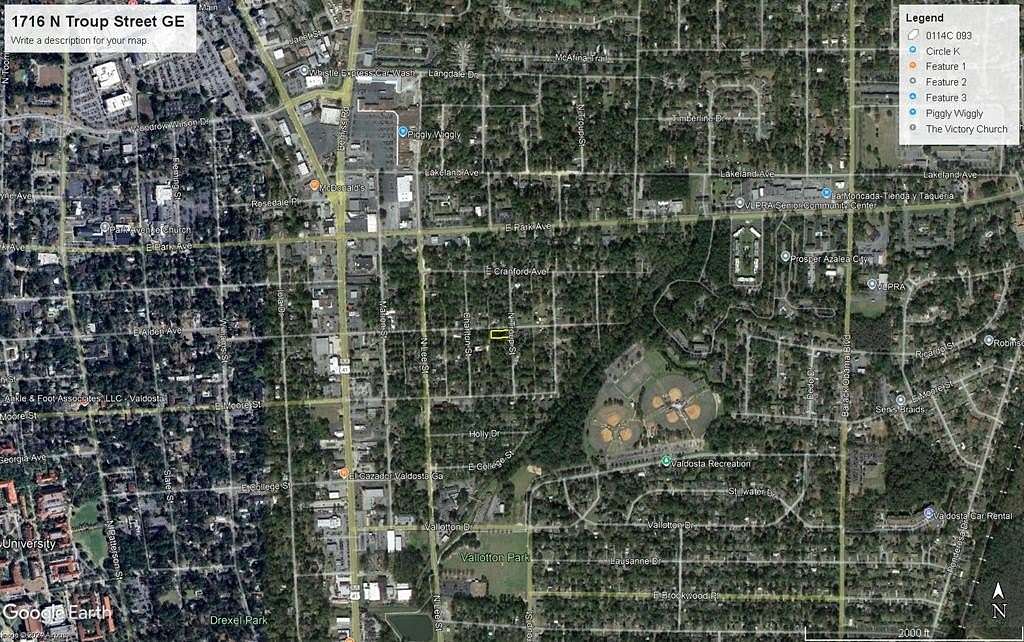 0.247 Acres of Residential Land for Sale in Valdosta, Georgia