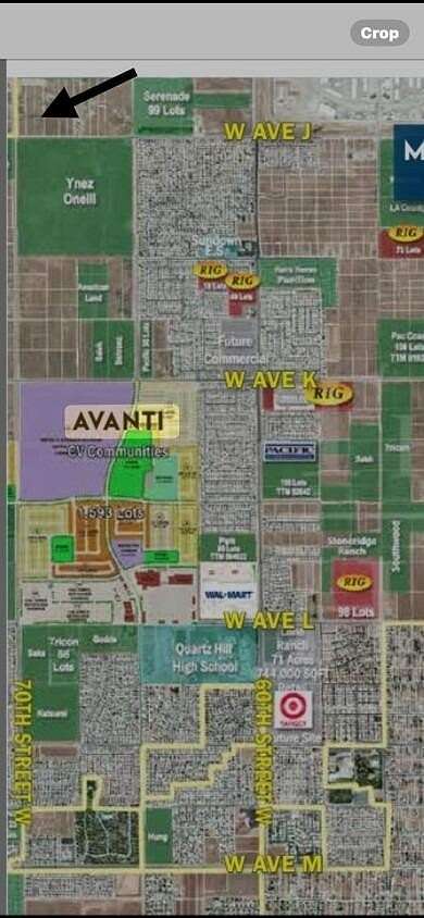 4.97 Acres of Residential Land for Sale in Lancaster, California