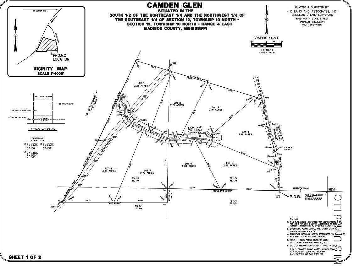 2.21 Acres of Residential Land for Sale in Canton, Mississippi