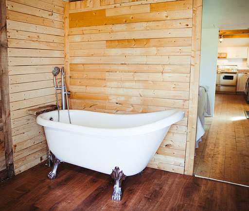 Bathroom in tiny home.