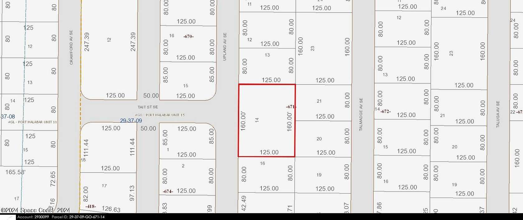 0.23 Acres of Land for Sale in Palm Bay, Florida