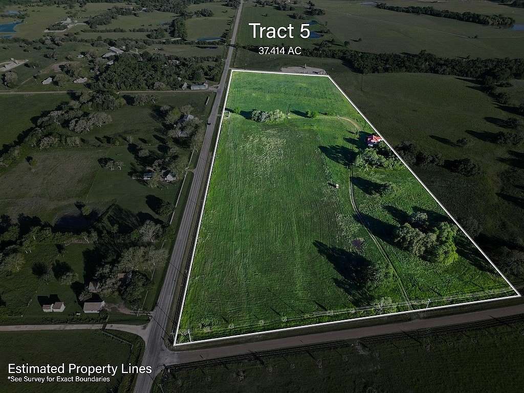 37.414 Acres of Agricultural Land with Home for Sale in Round Top, Texas