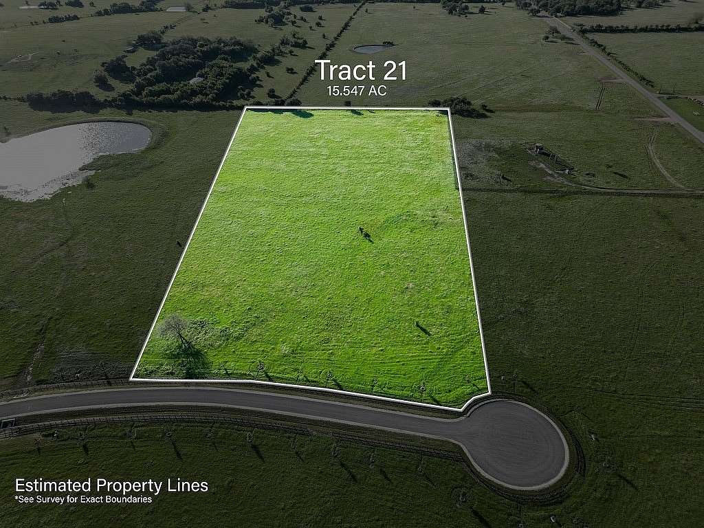 15.547 Acres of Land for Sale in Round Top, Texas