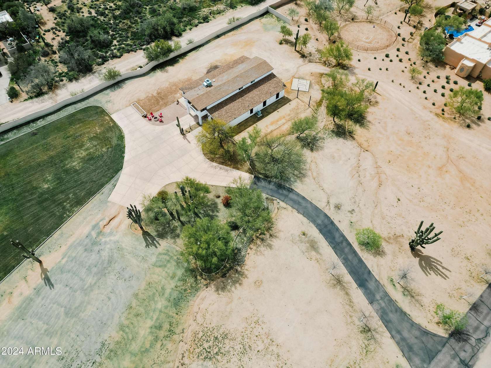 2.5 Acres of Residential Land with Home for Sale in Cave Creek, Arizona