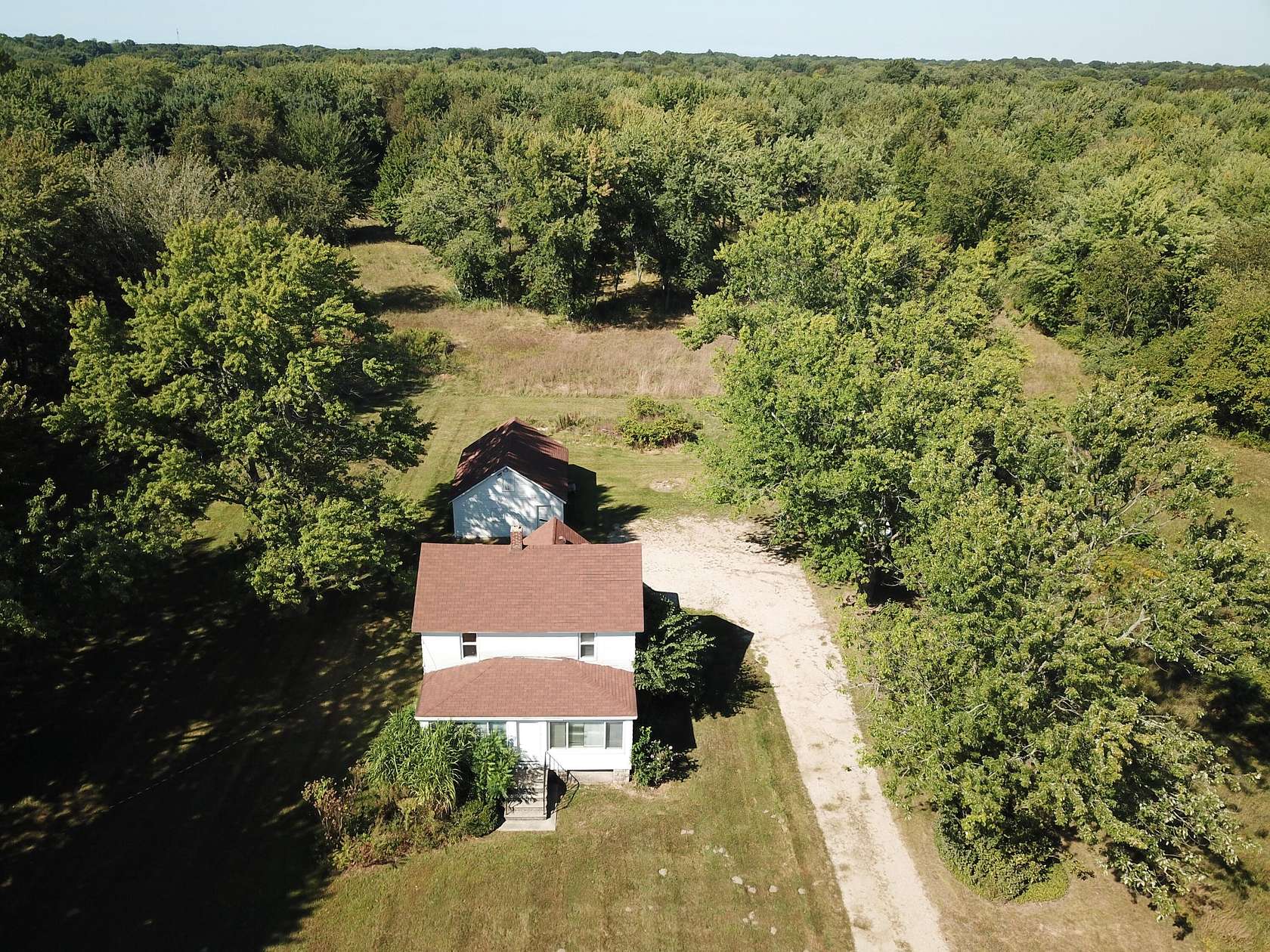 5 Acres of Residential Land with Home for Sale in Stevensville, Michigan