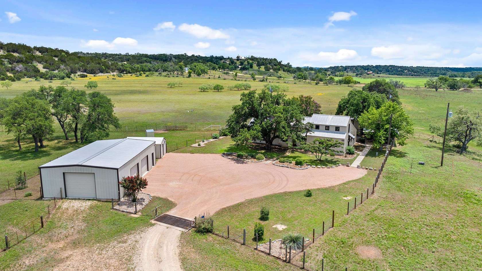 28 Acres of Agricultural Land with Home for Sale in Fredericksburg, Texas