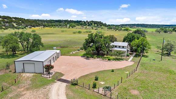 28 Acres of Agricultural Land with Home for Sale in Fredericksburg, Texas