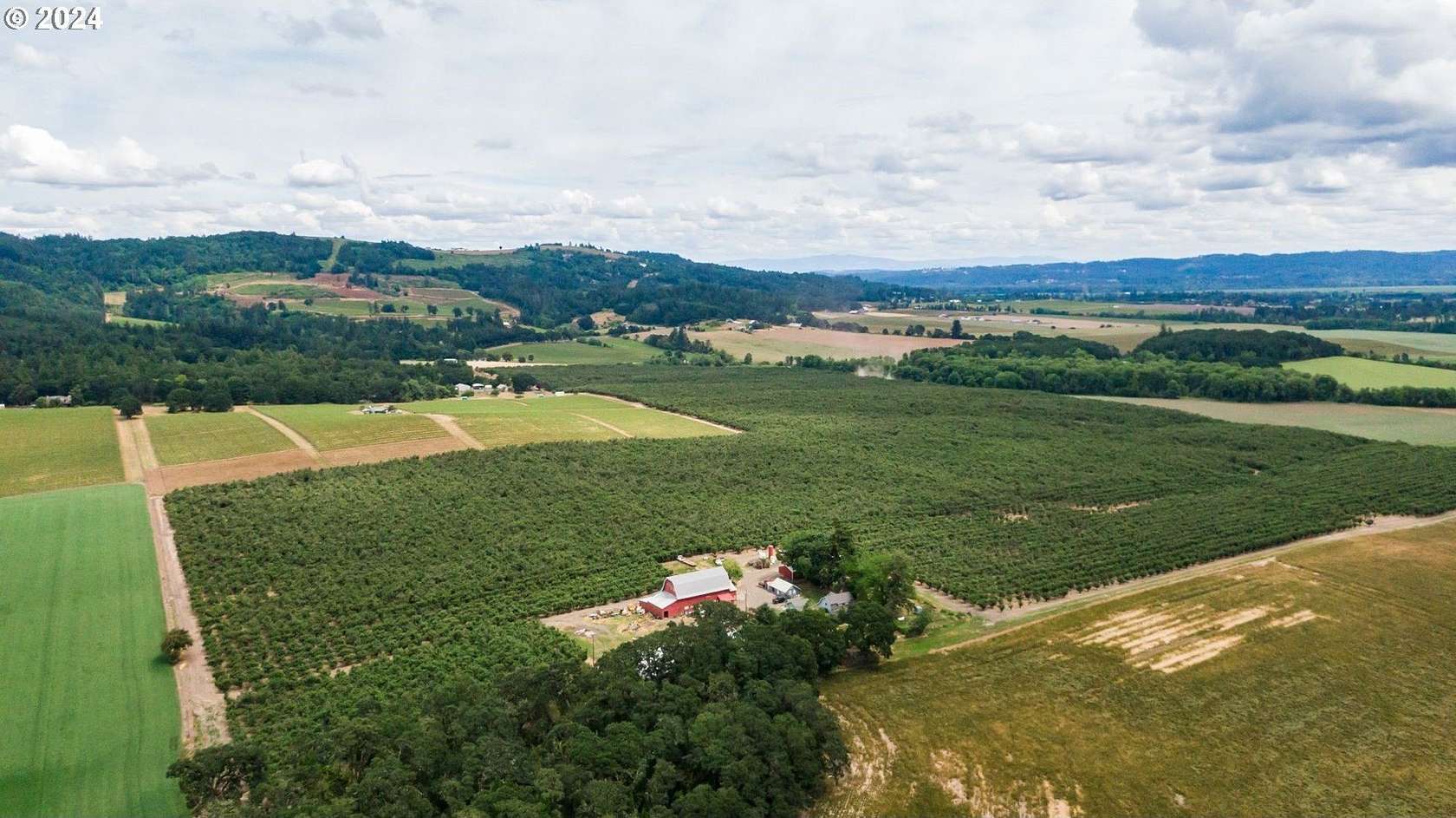 144 Acres of Agricultural Land for Sale in Rickreall, Oregon