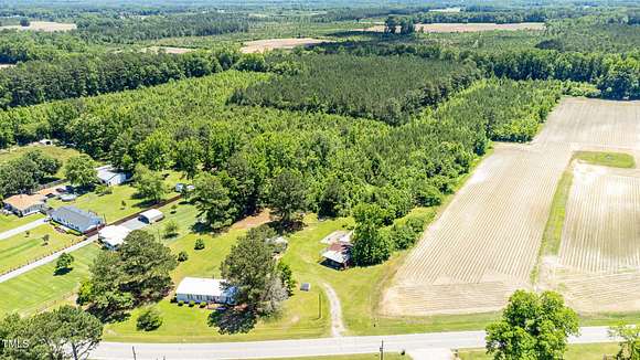 11.03 Acres of Land with Home for Sale in Kenly, North Carolina