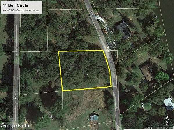 0.6 Acres of Residential Land for Sale in Greenbrier, Arkansas