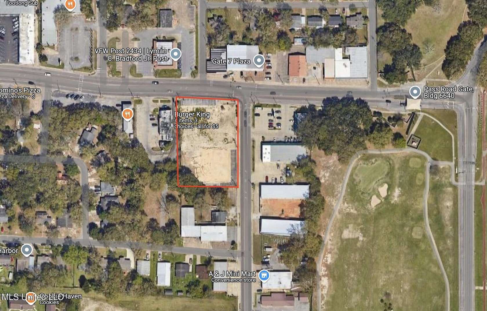 1.07 Acres of Commercial Land for Sale in Biloxi, Mississippi