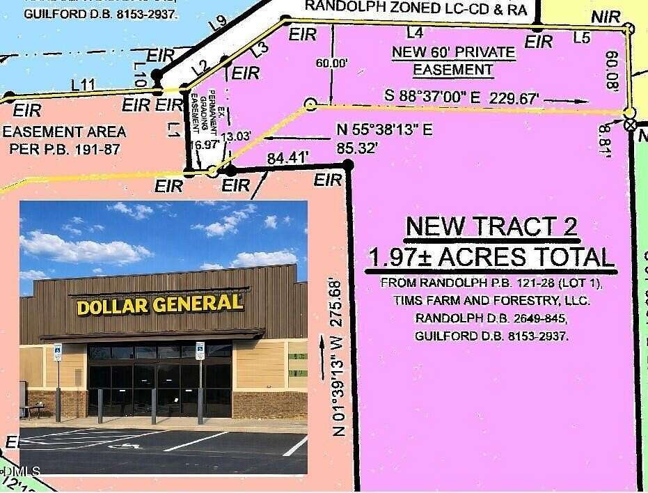 2 Acres of Mixed-Use Land for Sale in Liberty, North Carolina