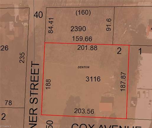 0.789 Acres of Commercial Land for Sale in Denton, North Carolina