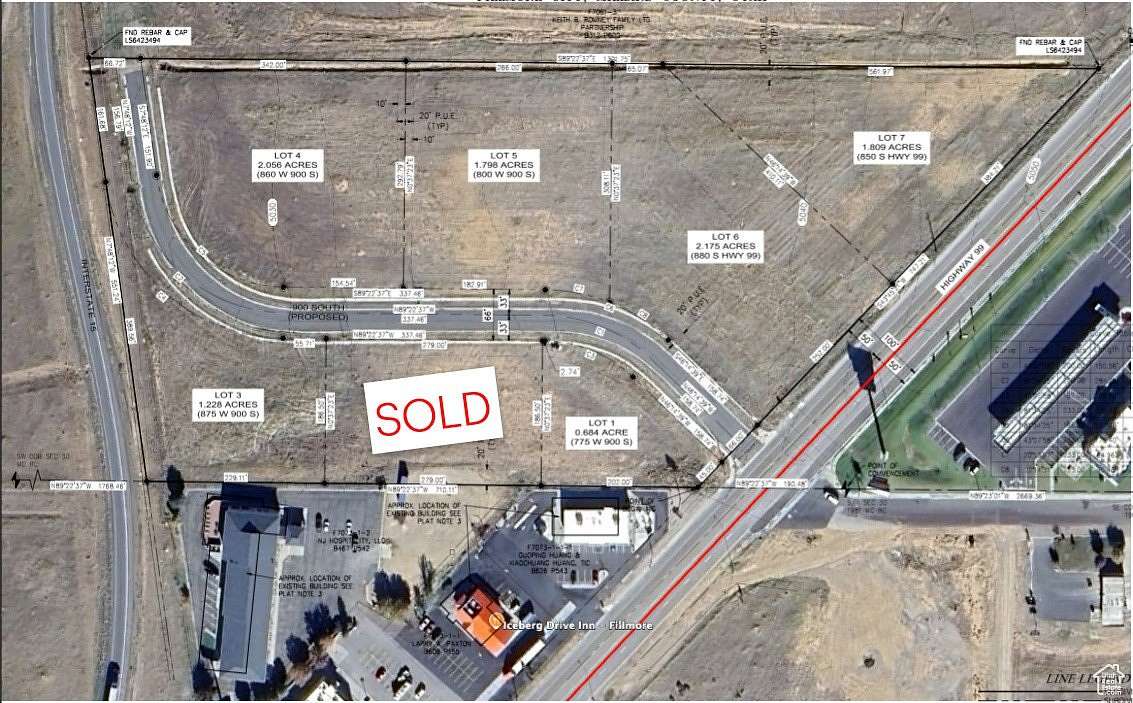 10.95 Acres of Mixed-Use Land for Sale in Fillmore, Utah