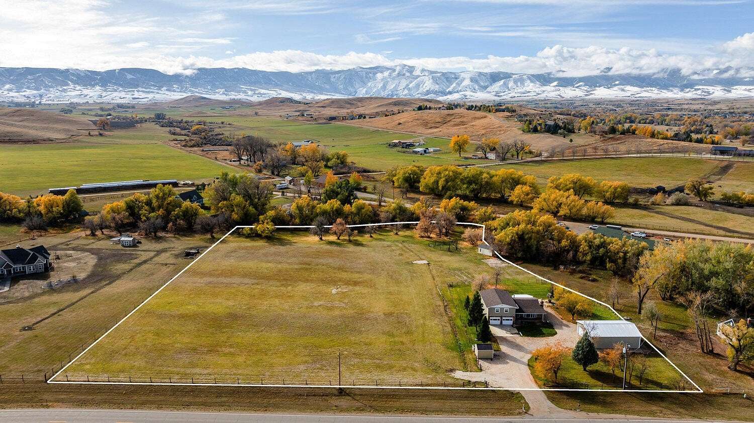 5 Acres of Residential Land with Home for Sale in Sheridan, Wyoming