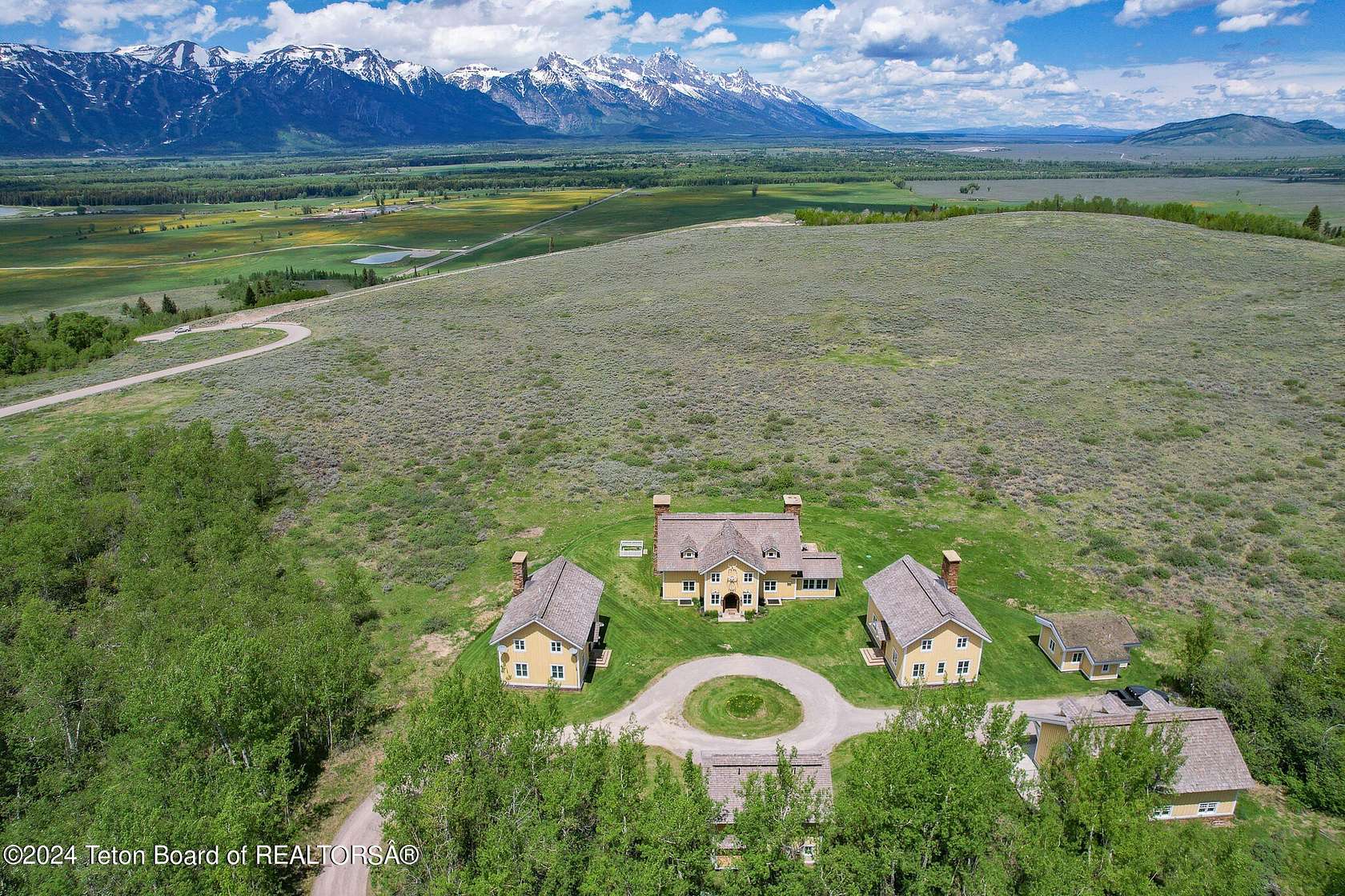 40.65 Acres of Land with Home for Sale in Jackson, Wyoming