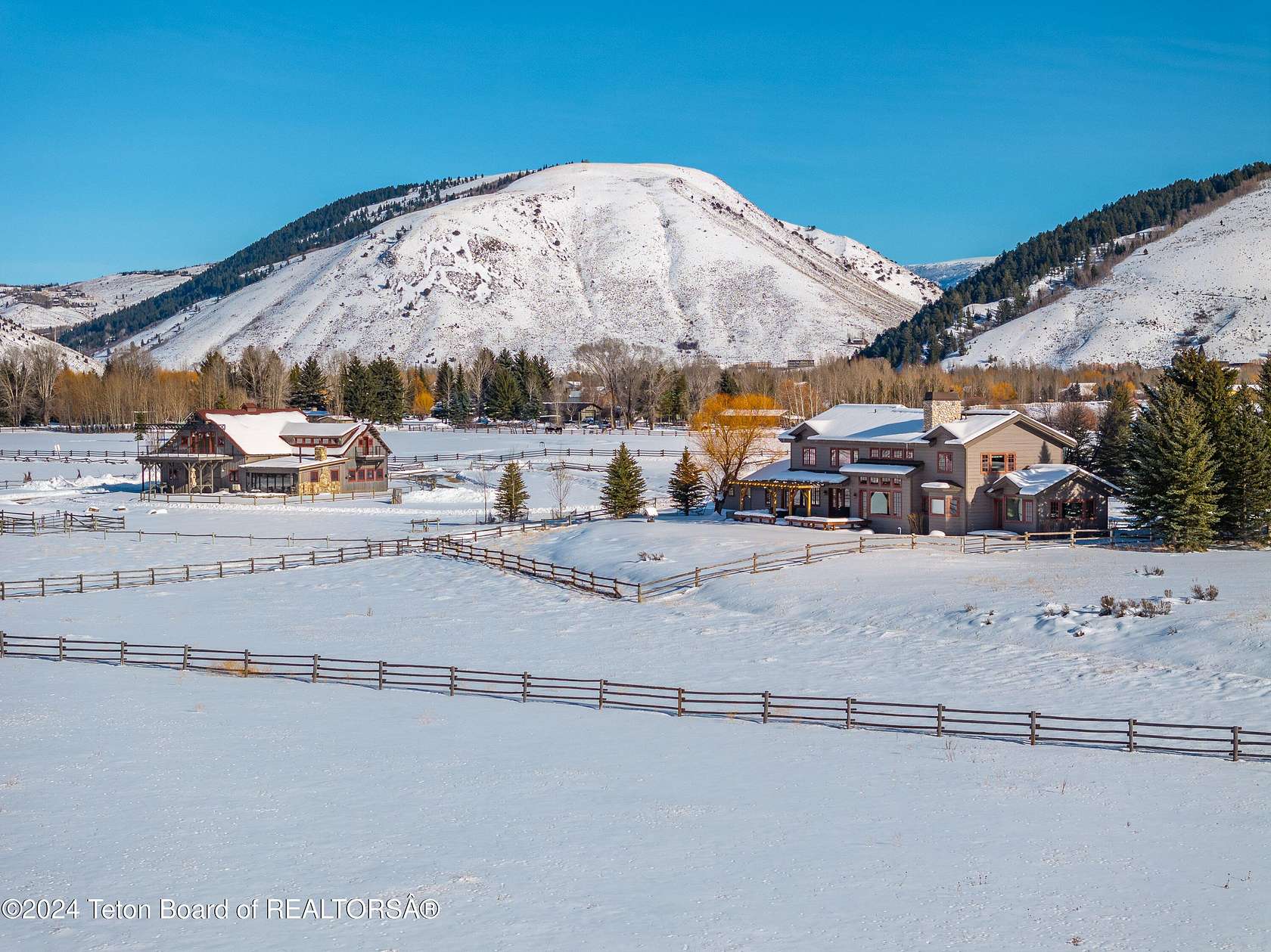 12.23 Acres of Land with Home for Sale in Jackson, Wyoming